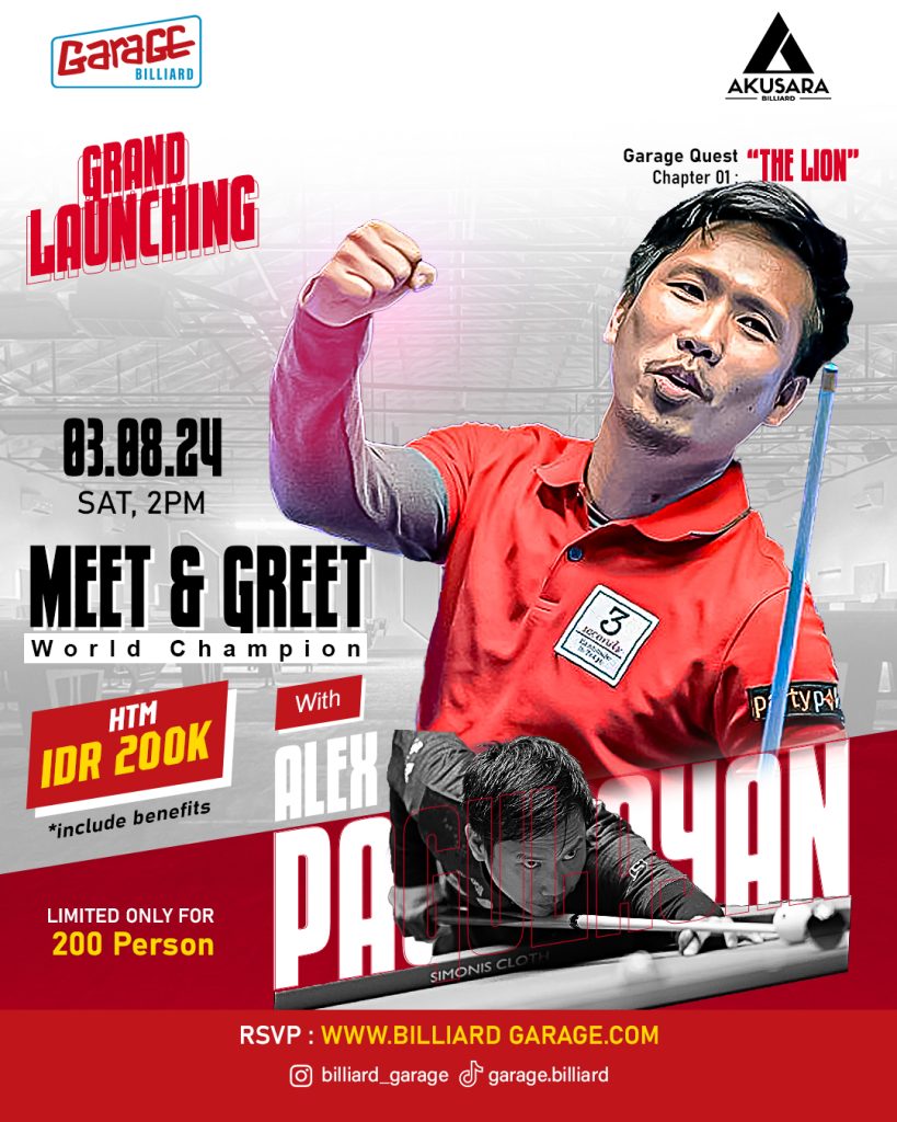 Meet&Greet – Alex Pagulayan – Billiard Garage